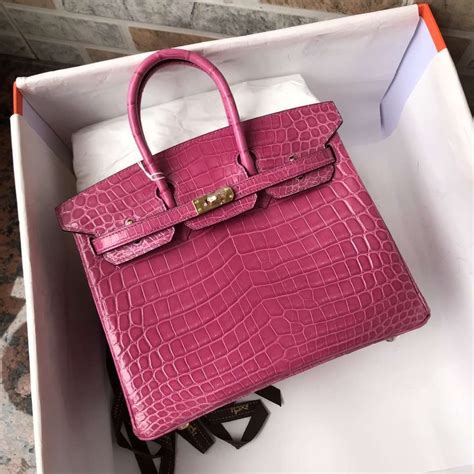 pink hermes birkin bag|hermes birkin pink crocodile.